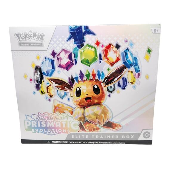 Pokemon Scarlet & Violet Prismatic Evolutions Elite Trainer Box Brand New - Picture 1 of 6